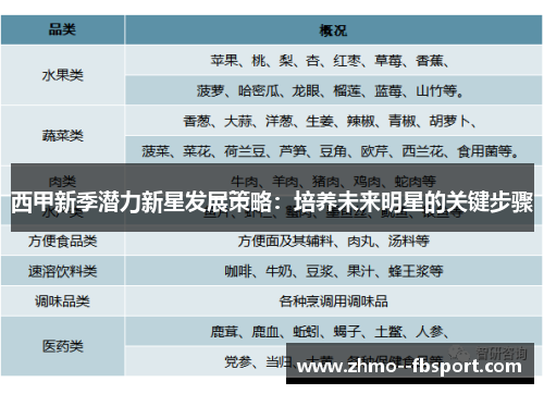 西甲新季潜力新星发展策略：培养未来明星的关键步骤